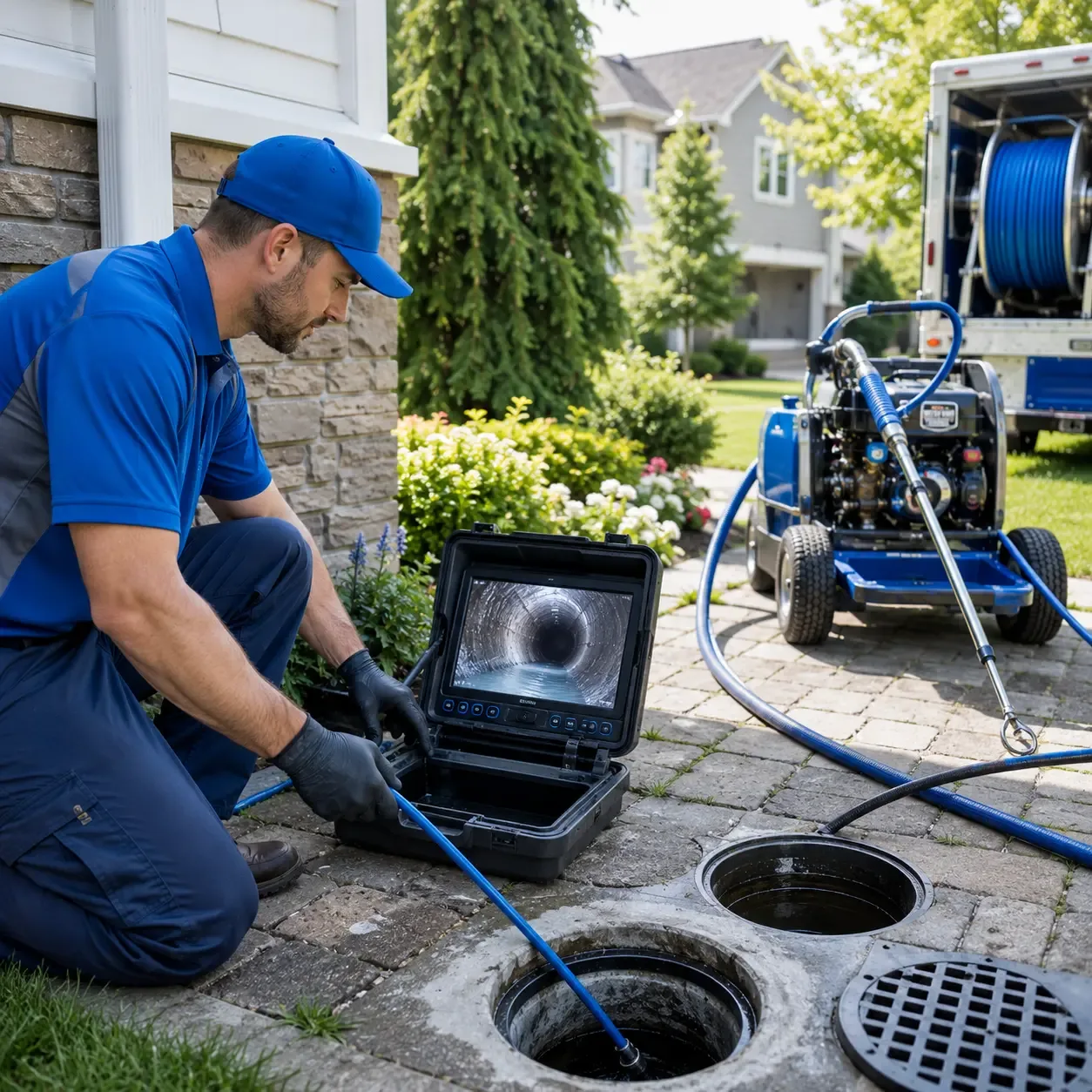 Outdoor drain cleaning professionals serving Batavia, IA